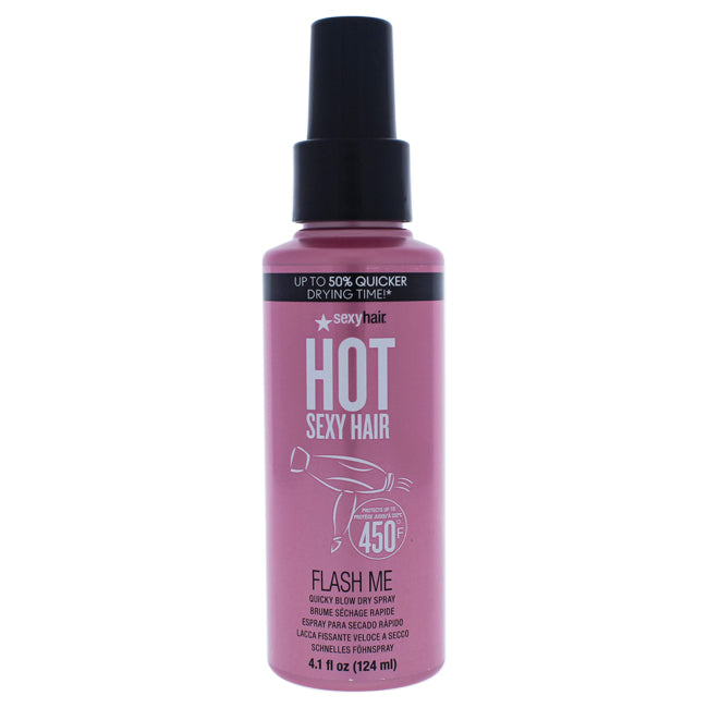 Hot Sexy Hair Flash Me Quicky Blow Dry Spray by Sexy Hair for Women - 4.1 oz Hairspray