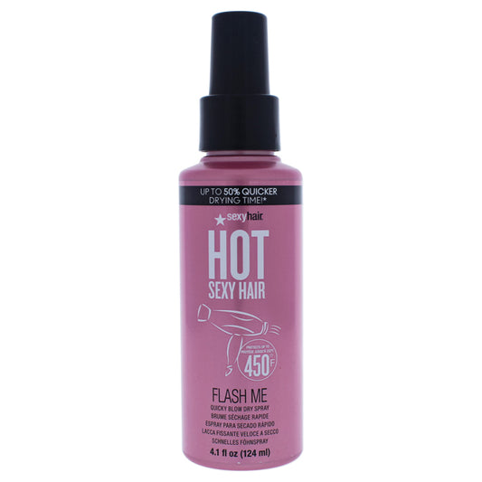 Hot Sexy Hair Flash Me Quicky Blow Dry Spray by Sexy Hair for Women - 4.1 oz Hairspray