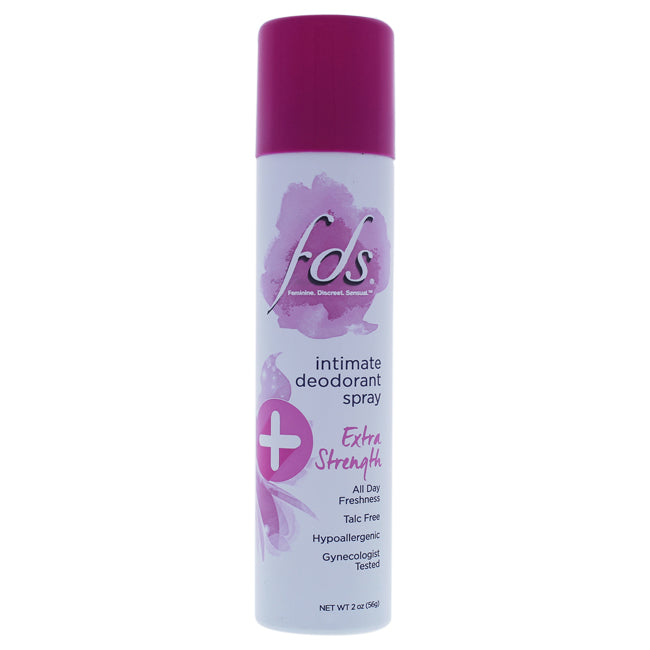 Intimate Deodorant Spray - Extra Strength by FDS for Women - 2 oz Deodorant Spray