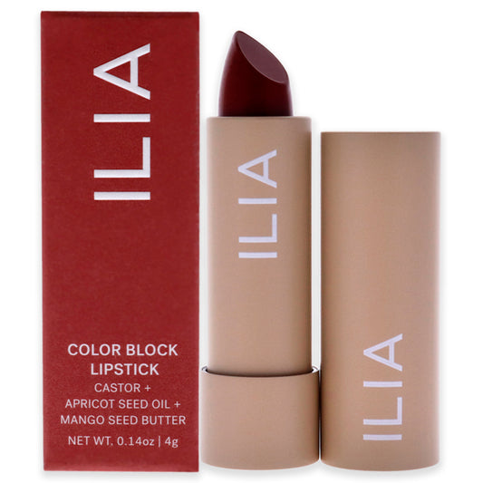 Color Block High Impact Lipstick - Tango by ILIA Beauty for Women - 0.14 oz Lipstick