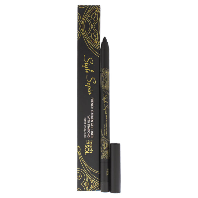 Style Sepia French Garden Gel-Liner with Diamond - Chocolat by Touch In Sol for Women - 0.01 oz Eyeliner