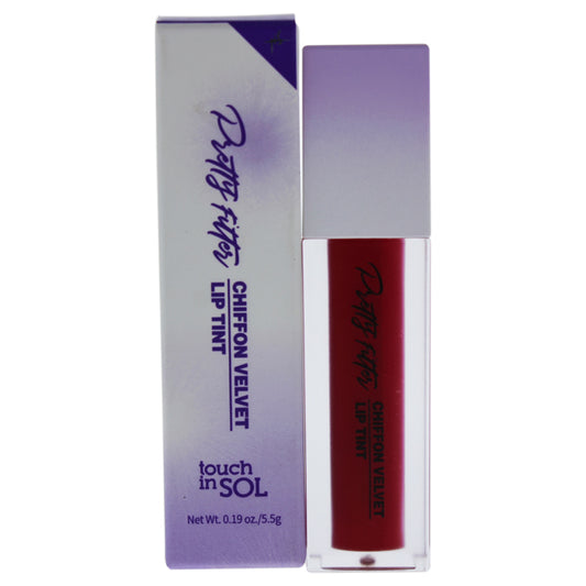 Pretty Filter Chiffon Velvet Lip Tint - 5 Pink Berry by Touch In Sol for Women - 0.19 oz Lipstick
