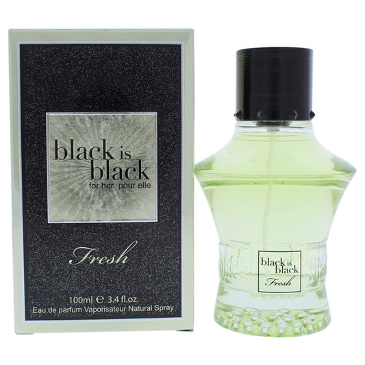 Black is Black Fresh by Nuparfums for Women - 3.4 oz EDP Spray