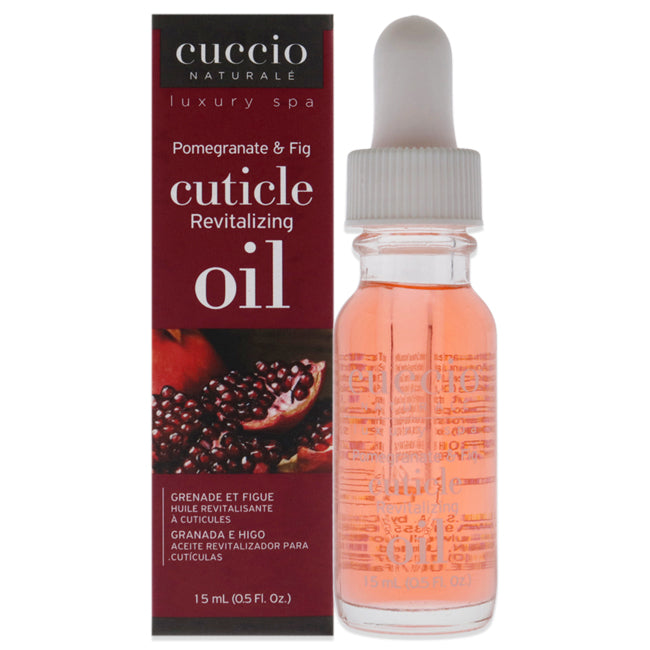 Cuticle Revitalizing Oil - Pomegranate and Fig by Cuccio Naturale for Unisex - 0.5 oz Oil