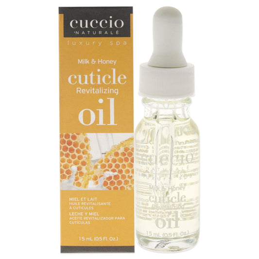 Cuticle Revitalizing Oil - Milk and Honey by Cuccio Naturale for Unisex - 0.5 oz Oil
