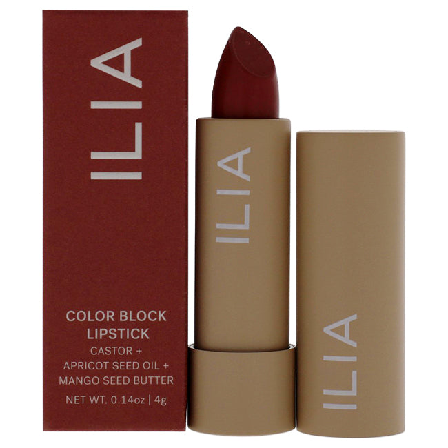 Color Block High Impact Lipstick - Amberlight by ILIA Beauty for Women - 0.14 oz Lipstick