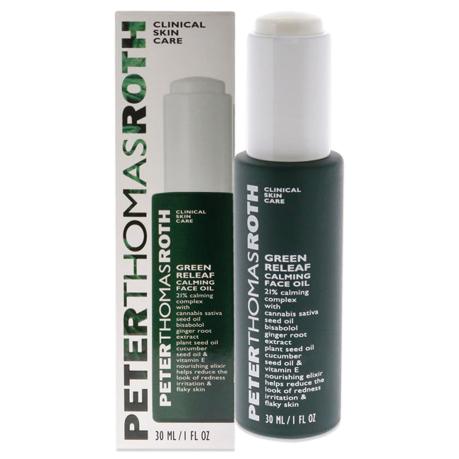 Green Releaf Calming Face Oil by Peter Thomas Roth for Women - 1 oz Oil