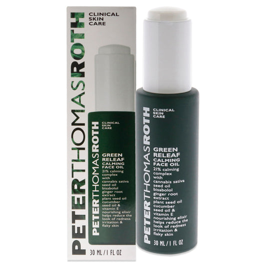 Green Releaf Calming Face Oil by Peter Thomas Roth for Women - 1 oz Oil