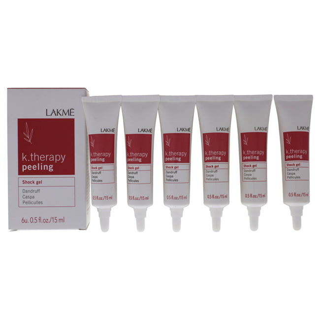 K-Therapy Peeling Shock Gel by Lakme for Unisex - 6 x 0.5 oz Gel