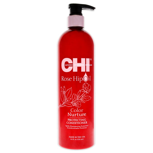 Rose Hip Oil Color Nurture Protecting Conditioner by CHI for Unisex - 25 oz Conditioner