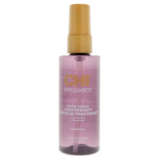 Deep Brilliance Shine Serum Lightweight Leave-In Treatment by CHI for Unisex - 3 oz Treatment
