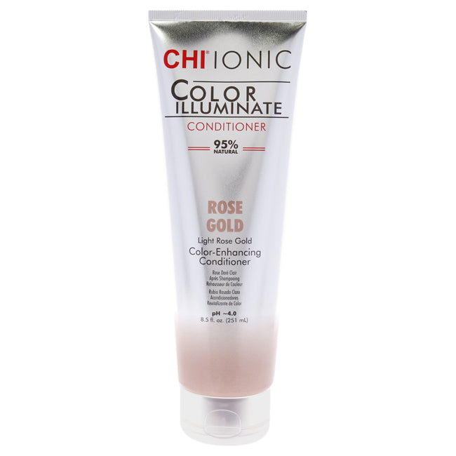 Ionic Color Illuminate - Rose Gold Conditioner by CHI for Unisex - 8.5 oz Conditioner