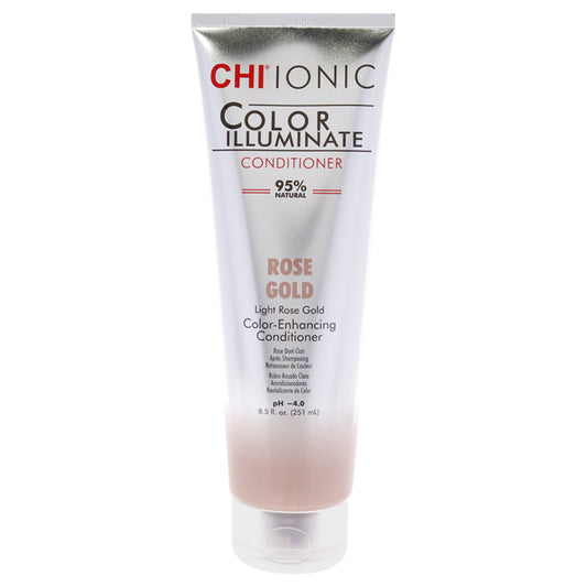Ionic Color Illuminate - Rose Gold Conditioner by CHI for Unisex - 8.5 oz Conditioner