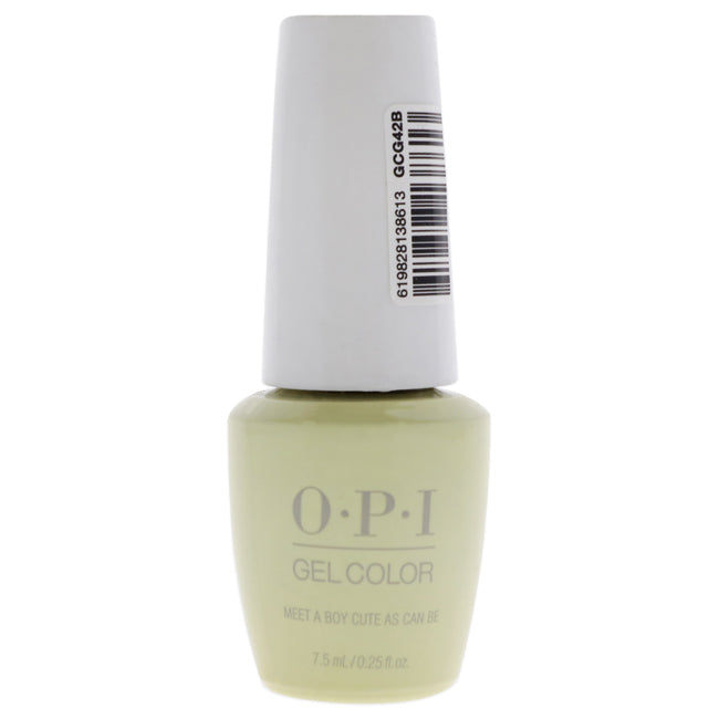 GelColor - GC G42B Meet a Boy Cute As Can Be by OPI for Women - 0.25 oz Nail Polish