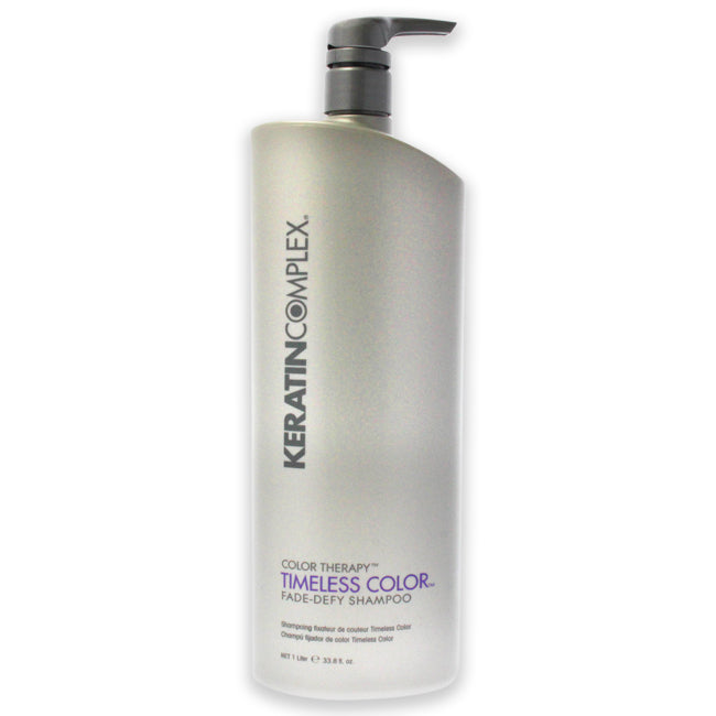 Timeless Color Fade-Defy Shampoo by Keratin Complex for Unisex - 33.8 oz Shampoo