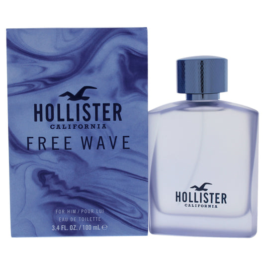 Free Wave by Hollister for Men - 3.4 oz EDT Spray