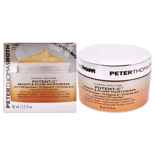 Potent-C Bright and Plump Moisturizer by Peter Thomas Roth for Unisex - 1.7 oz Moisturizer
