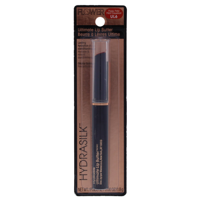 HydraSilk Ultimate Lip Butter - UL6 Poppy Petal by Flower Beauty for Women - 0.06 oz Lip Balm