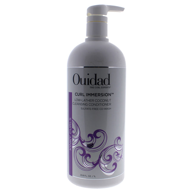 Curl Immersion Low-Lather Coconut Cleansing Conditioner by Ouidad for Unisex - 33.8 oz Conditioner