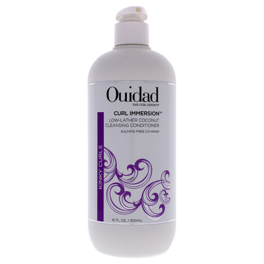 Curl Immersion Low-Lather Coconut Cleansing Conditioner by Ouidad for Unisex - 16 oz Conditioner