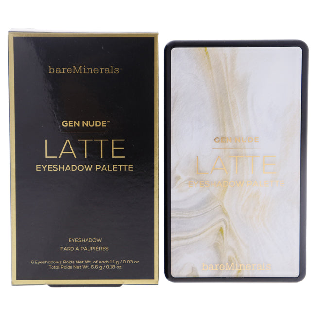 Gen Nude Eyeshadow Palette - Latte by bareMinerals for Women - 0.18 oz Eyeshadow