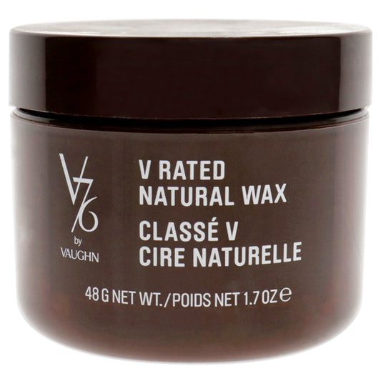 V Rated Natural Wax by V76 by Vaughn for Men - 1.7 oz Wax