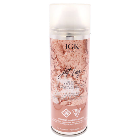 Jet Lag Invisible Dry Shampoo by IGK for Unisex - 6.3 oz Dry Shampo