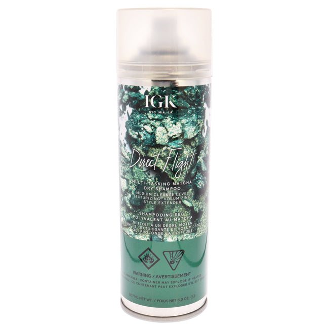 Direct Flight Multi-Tasking Dry Shampoo by IGK for Unisex - 6.3 oz Dry Shampo