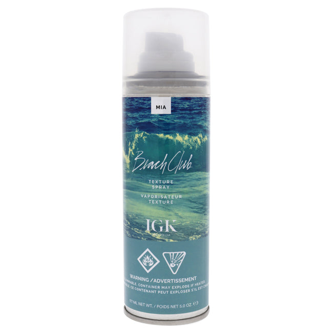 Beach Club Texture Spray by IGK for Unisex - 5 oz Hairspray