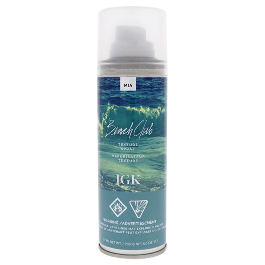 Beach Club Texture Spray by IGK for Unisex - 5 oz Hairspray