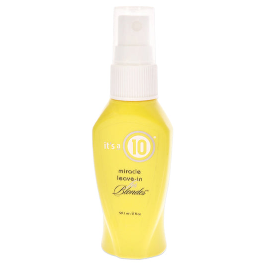 Miracle Leave-In for Blondes by Its A 10 for Unisex - 2 oz Treatment