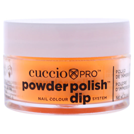 Pro Powder Polish Nail Colour Dip System - Neon Orange by Cuccio Colour for Women - 0.5 oz Nail Powder