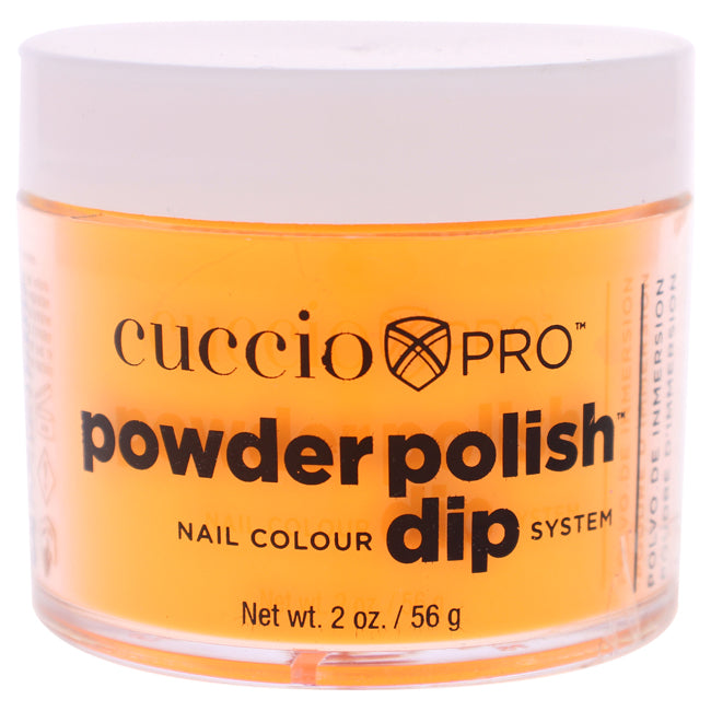 Pro Powder Polish Nail Colour Dip System - Neon Orange by Cuccio Colour for Women - 1.6 oz Nail Powder