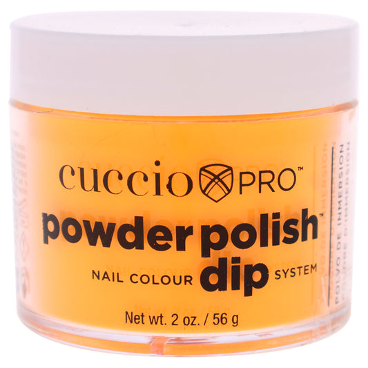 Pro Powder Polish Nail Colour Dip System - Neon Orange by Cuccio Colour for Women - 1.6 oz Nail Powder