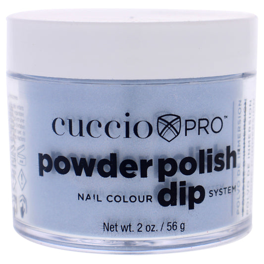 Pro Powder Polish Nail Colour Dip System - Blue with Blue Mica by Cuccio Colour for Women - 1.6 oz Nail Powder