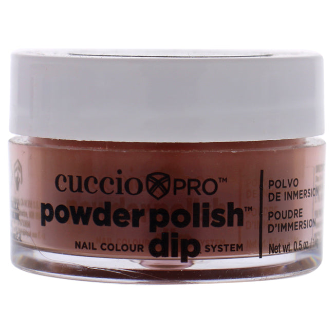 Pro Powder Polish Nail Colour Dip System - Brick Orange by Cuccio Colour for Women - 0.5 oz Nail Powder