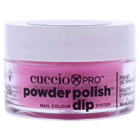 Pro Powder Polish Nail Colour Dip System - Bright Pink by Cuccio Colour for Women - 0.5 oz Nail Powder