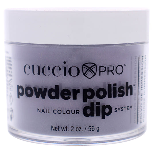 Pro Powder Polish Nail Colour Dip System - Grey with Mica by Cuccio Pro for Women - 2 oz Nail Powder