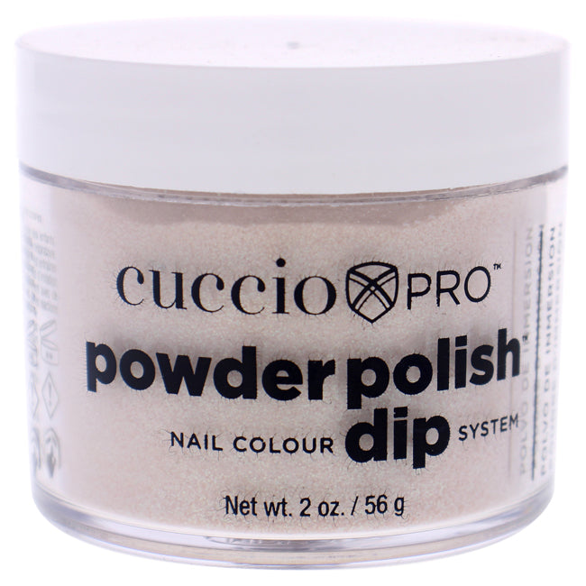 Pro Powder Polish Nail Colour Dip System - Light Pink With Raimbow Glitter by Cuccio Colour for Women - 1.6 oz Nail Powder