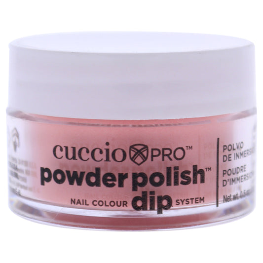 Pro Powder Polish Nail Colour Dip System - Pastel Peach by Cuccio Colour for Women - 0.5 oz Nail Powder