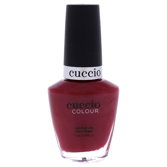 Colour Nail Polish - Red Eye To Shanghai by Cuccio Colour for Women - 0.43 oz Nail Polish