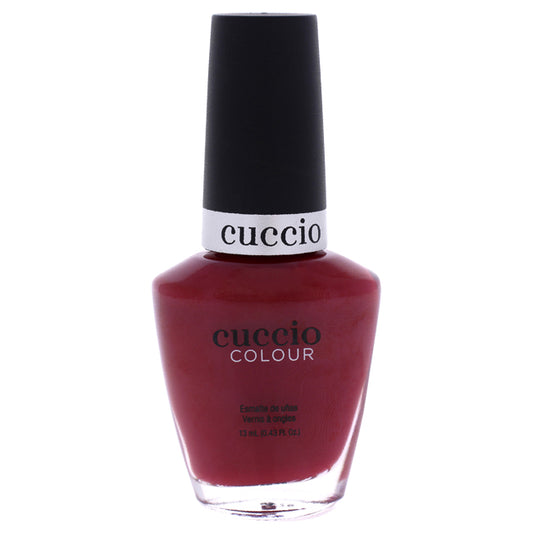 Colour Nail Polish - Red Eye To Shanghai by Cuccio Colour for Women - 0.43 oz Nail Polish