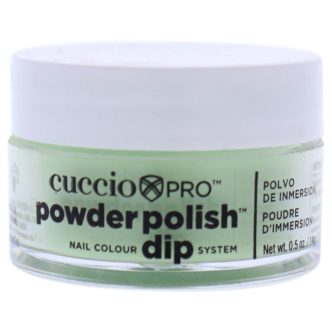 Pro Powder Polish Nail Colour Dip System - Bright Green With Yellow Undertones by Cuccio Pro for Women - 0.5 oz Nail Powder