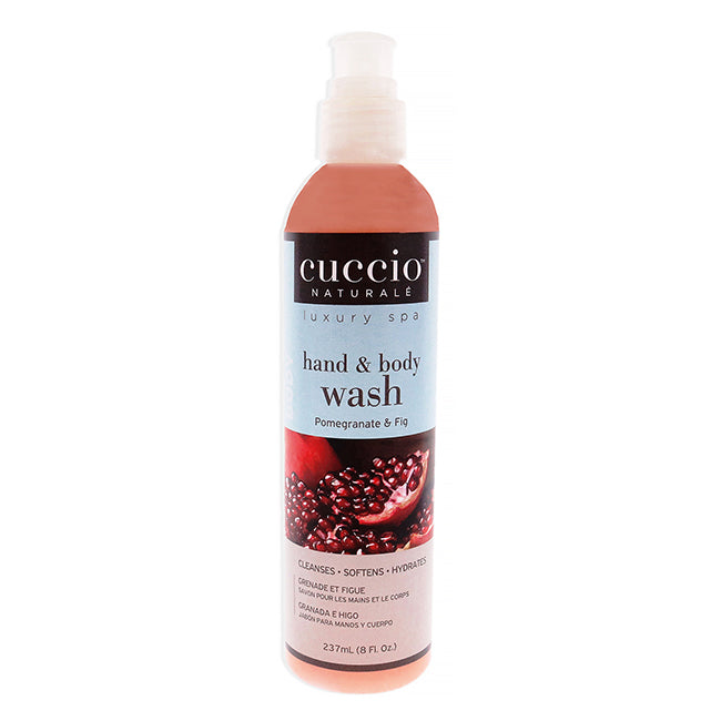 Hand and Body Wash - Pomegranate and Fig by Cuccio Naturale for Women - 8 oz Body Wash