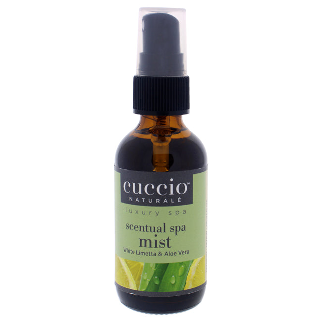 Scentual Spa Mist - White Limetta and Aloe Vera by Cuccio Naturale for Unisex - 2 oz Mist