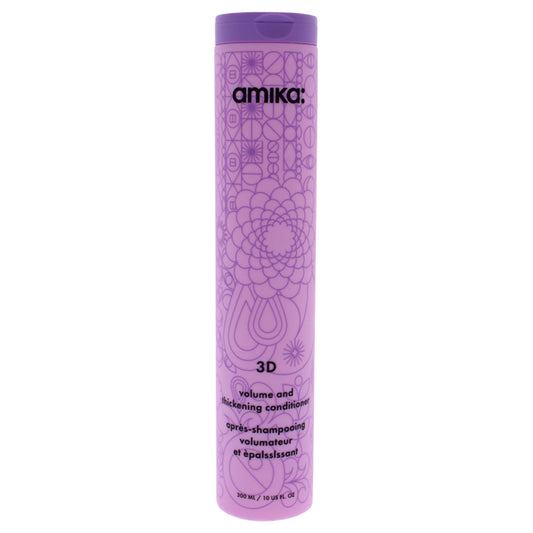3D Volume and Thickening Conditioner by Amika for Unisex - 10 oz Conditioner