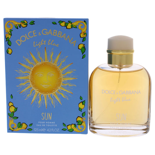 Light Blue Sun by Dolce and Gabbana for Men - 4.2 oz EDT Spray