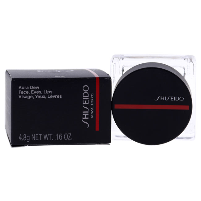 Aura Dew Highlighter - 02 Solar by Shiseido for Women - 0.16 oz Blush