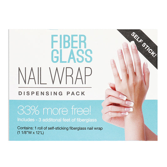 Fiberglass Nail Wrap Dispensing Pack by Cuccio Pro for Women - 1 Pc Nails Wrap