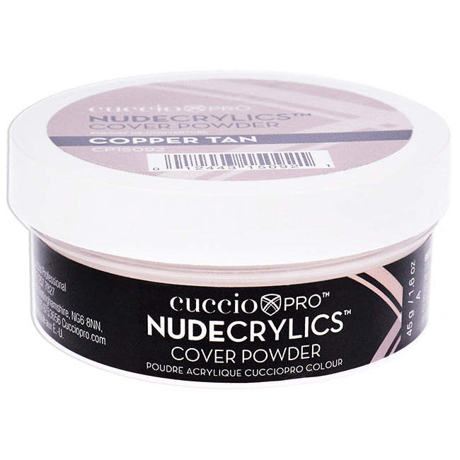 Nudecrylics Cover Powder - Cooper Tan by Cuccio Pro for Women - 1.6 oz Acrylic Powder
